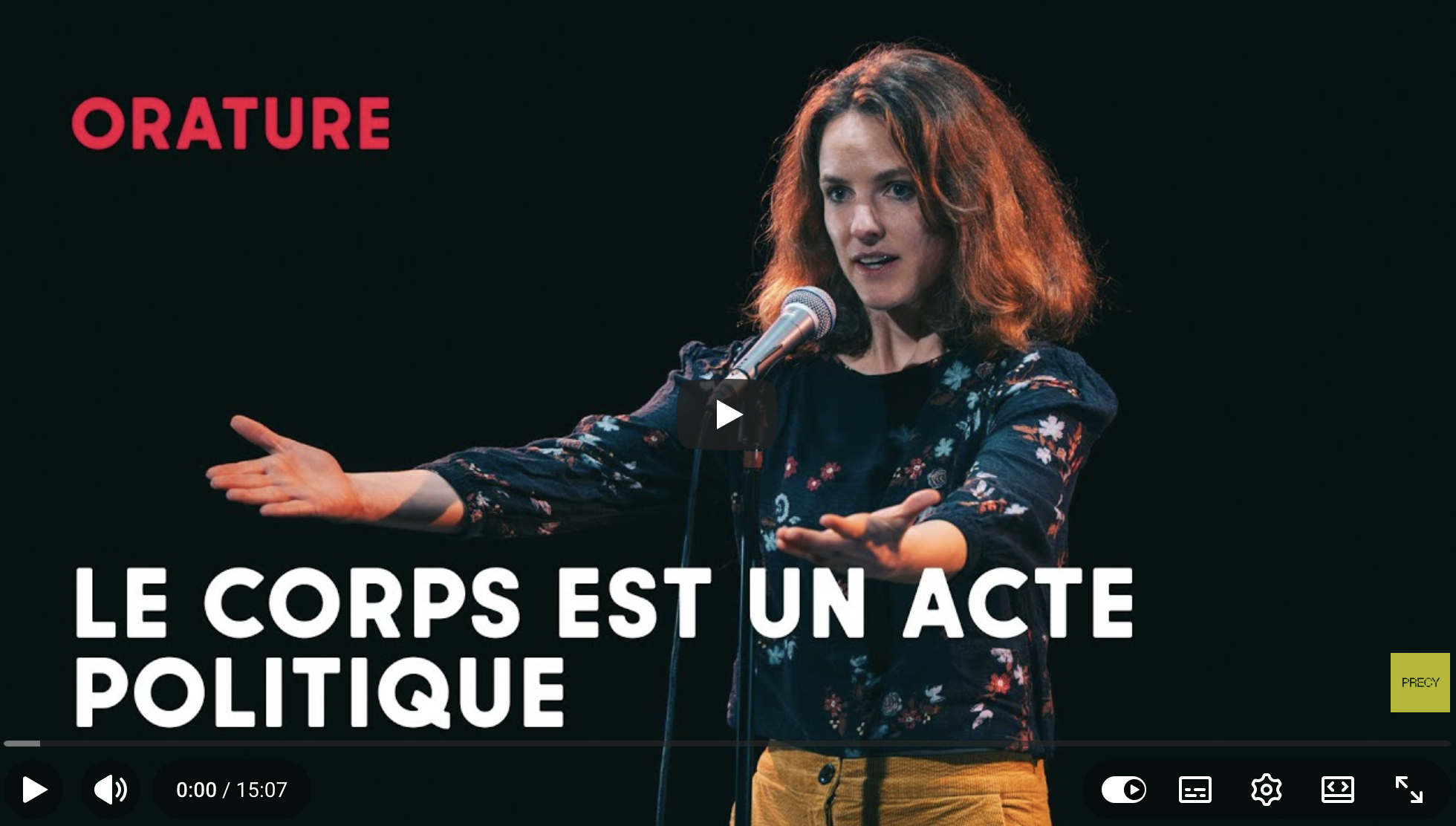 revenir au corps est un acte politique